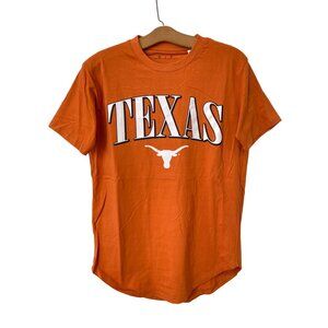 Texas Longhorns Pressbox Orange T Shirt Womens Small Cotton